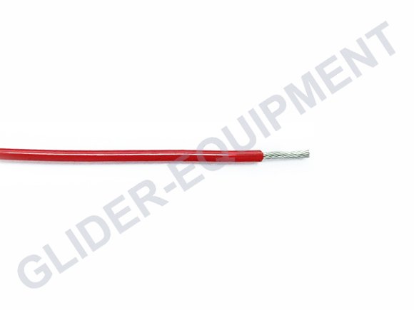 Tefzel wire AWG20 (0.73mm²) red [M22759/16-20-2]